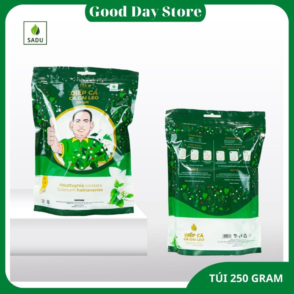 Trà Cà Gai Leo Diếp Cá Sadu – Giải Pháp Mát Gan, Thải Độc, Tốt Cho Người Bệnh Gan