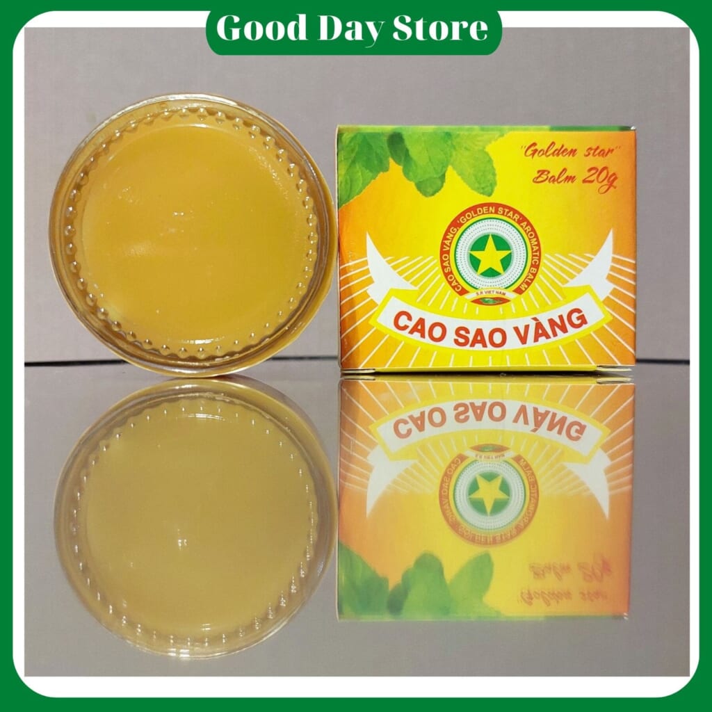 Cao Sao Vàng 20gram - Giải pháp tự nhiên cho cảm lạnh, nhức mỏi, muỗi đốt hiệu quả