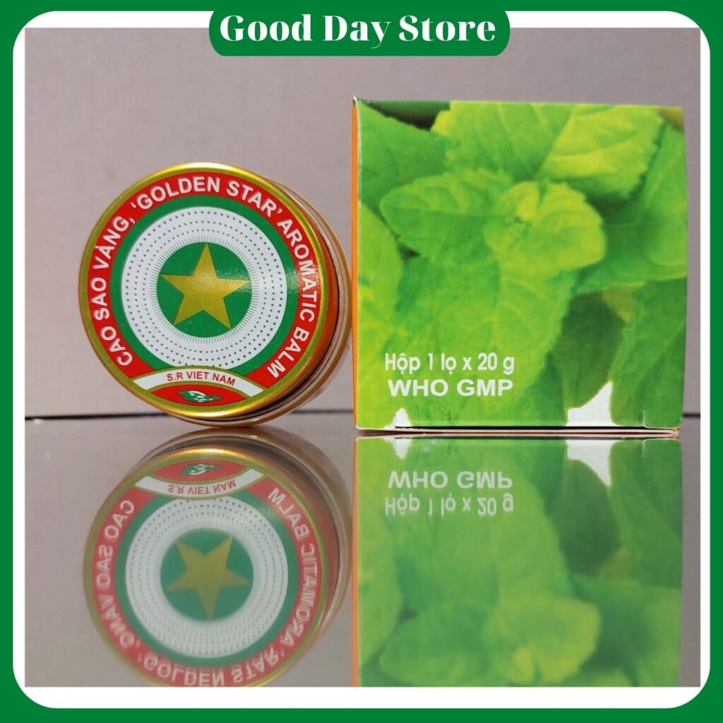Cao Sao Vàng 20gram - Giải pháp tự nhiên cho cảm lạnh, nhức mỏi, muỗi đốt hiệu quả