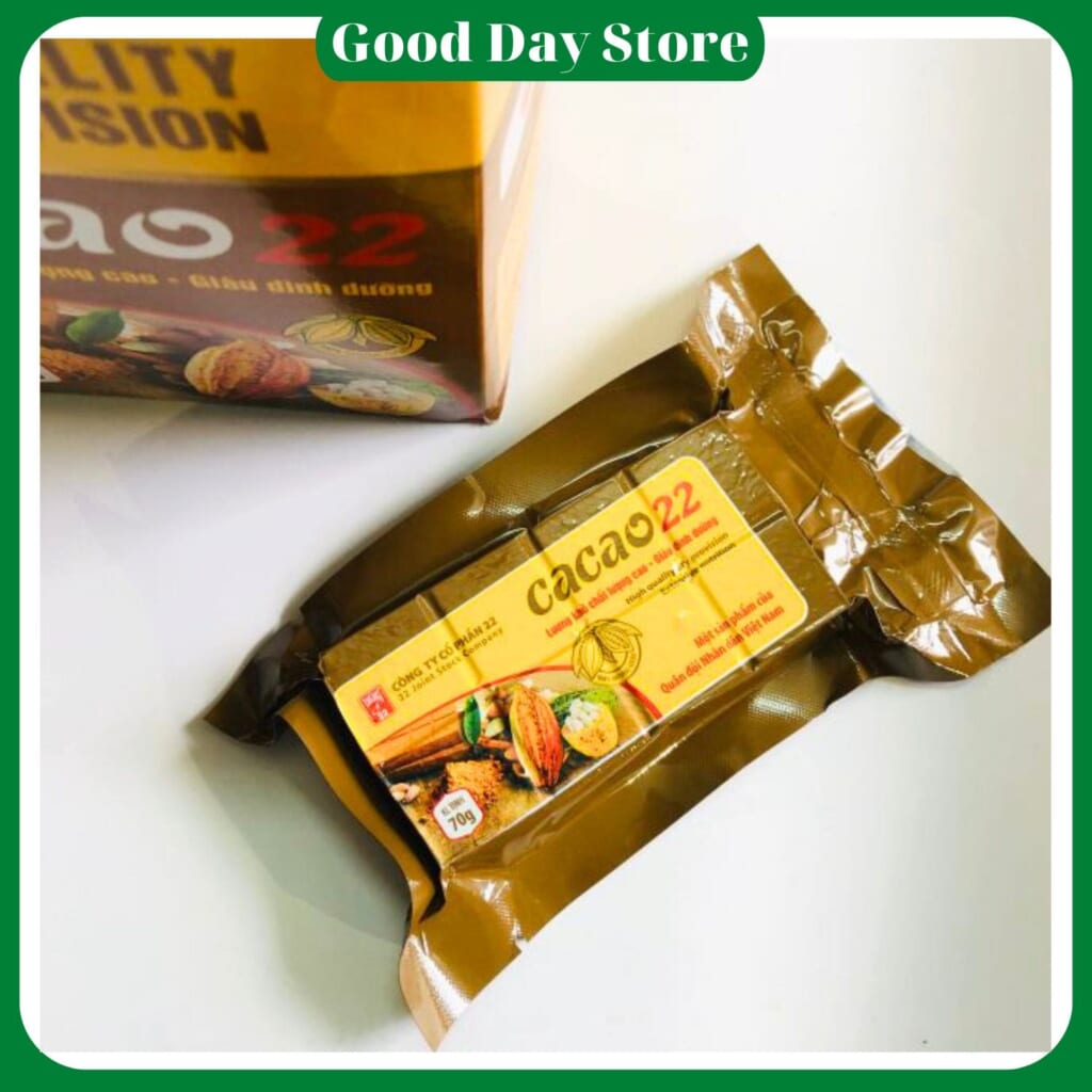Thành phần dinh dưỡng lương khô Cacao