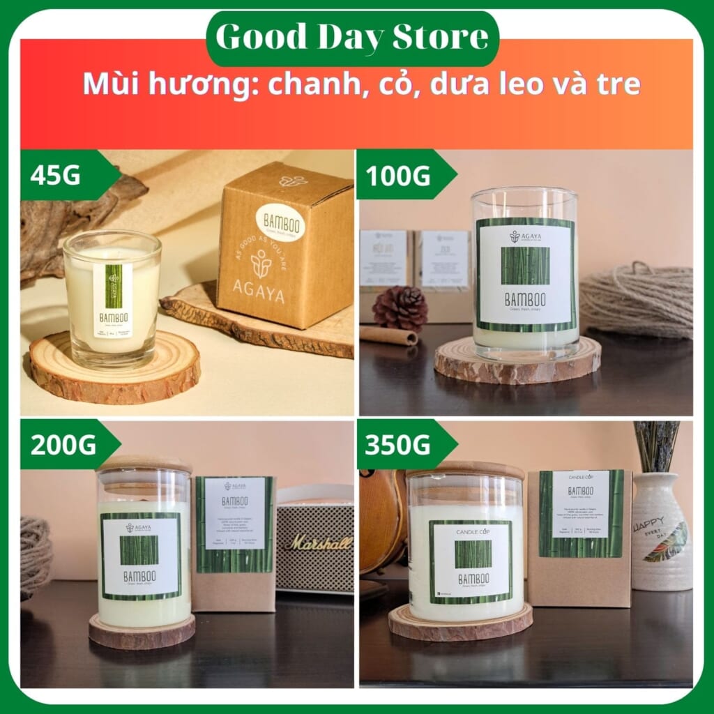 Thành phần nến thơm hương trái cây AGAYA