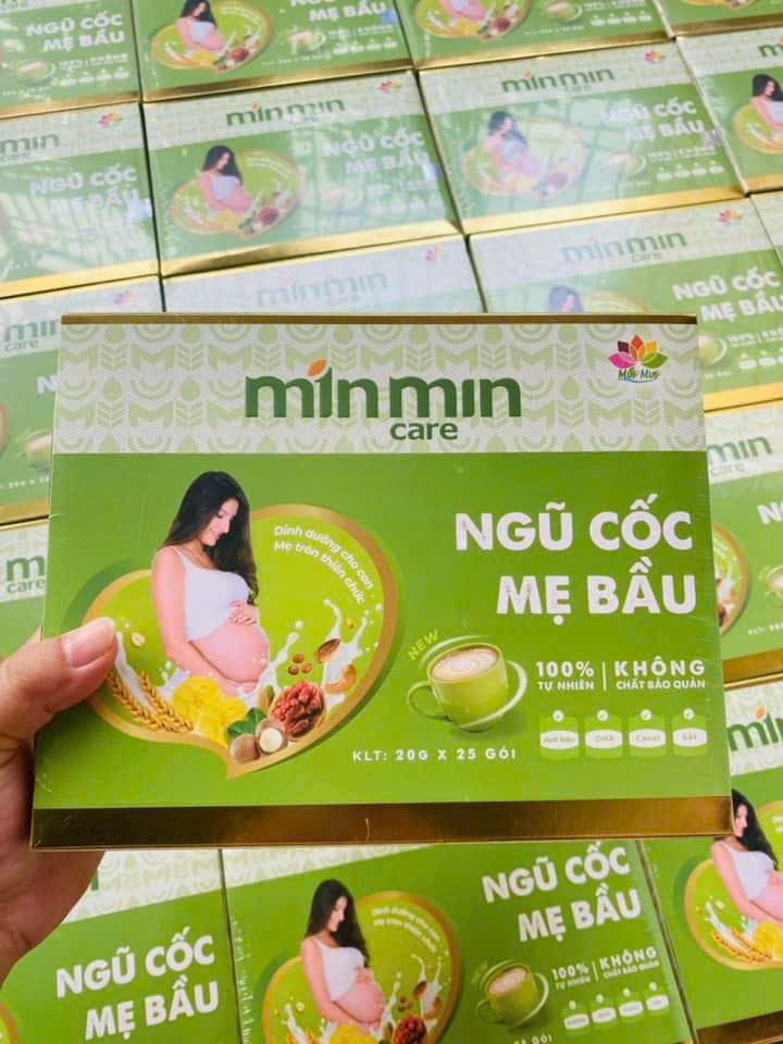Ngũ Cốc Bầu Min Min – Dinh Dưỡng Toàn Diện Cho Mẹ Bầu Khỏe, Bé Phát Triển Tối Ưu