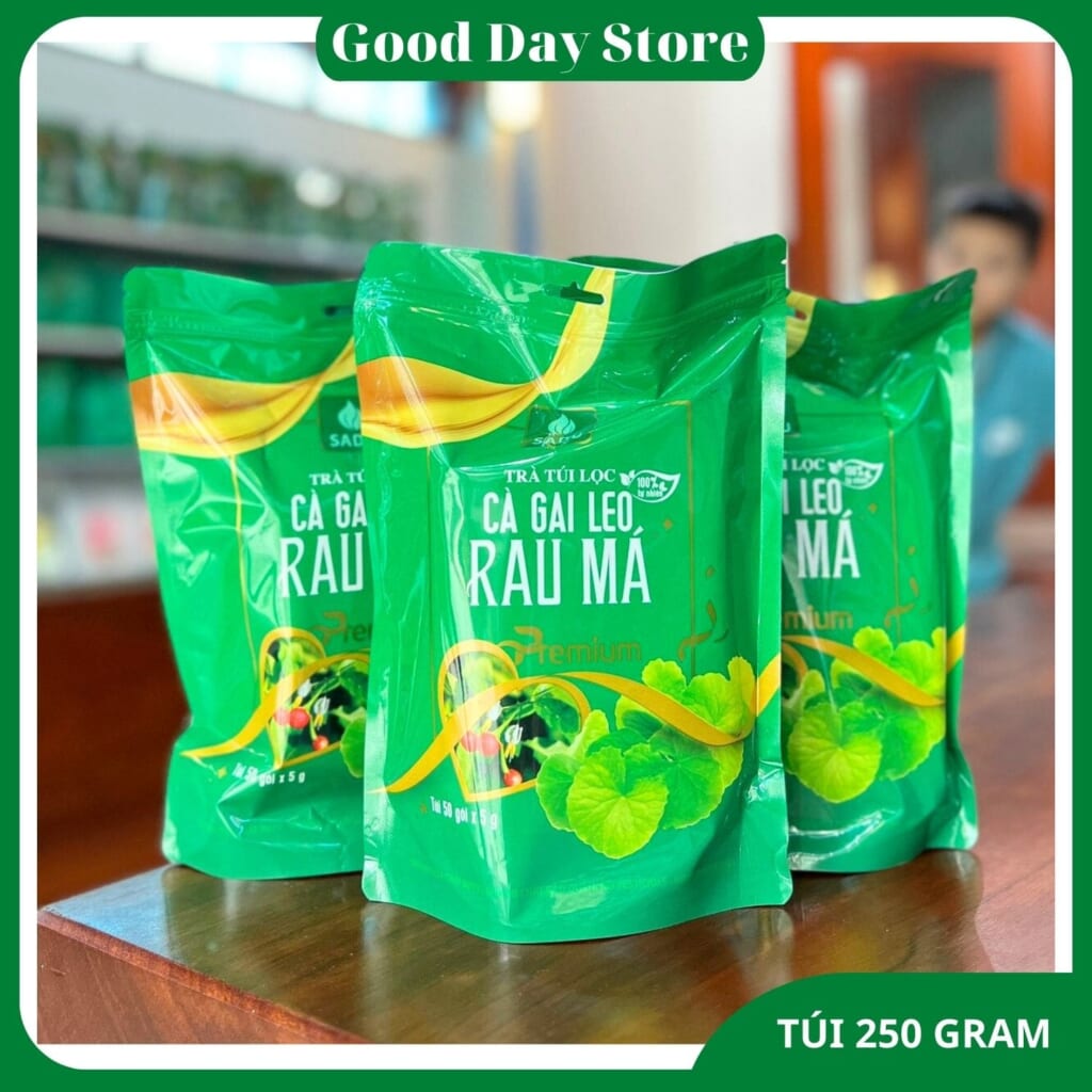 Trà Cà Gai Leo Rau Má Sadu – Giải pháp thanh nhiệt, mát gan từ thiên nhiên