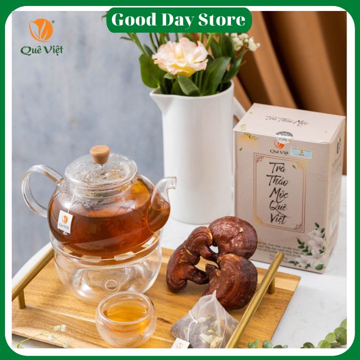 Mua trà thảo mộc Quê Việt ở Bến Cát – Giao tận nơi, uy tín