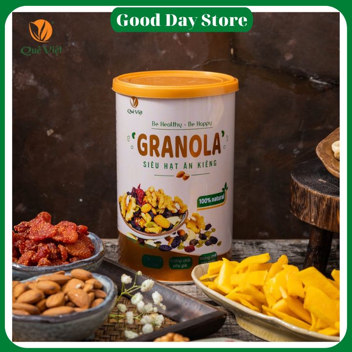 Granola Quê Việt – Bữa sáng dinh dưỡng, ngon lành và tiện lợi mỗi ngày