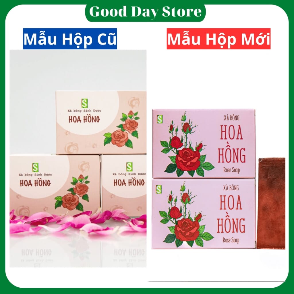Xà Bông Hoa Hồng Sinh Dược - Làn Da Mềm Mại, Thơm Ngát Tự Nhiên Mỗi Ngày