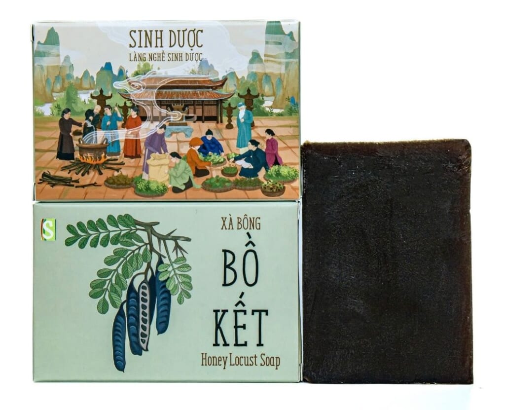 Xà Bông Bồ Kết Sinh Dược - Hương Thơm Dễ Chịu, Làm Sạch Da Tự Nhiên Từ Thảo Mộc Dân Gian