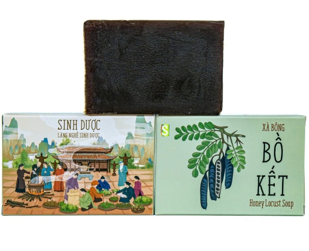 Xà Bông Bồ Kết Sinh Dược - Hương Thơm Dễ Chịu, Làm Sạch Da Tự Nhiên Từ Thảo Mộc Dân Gian