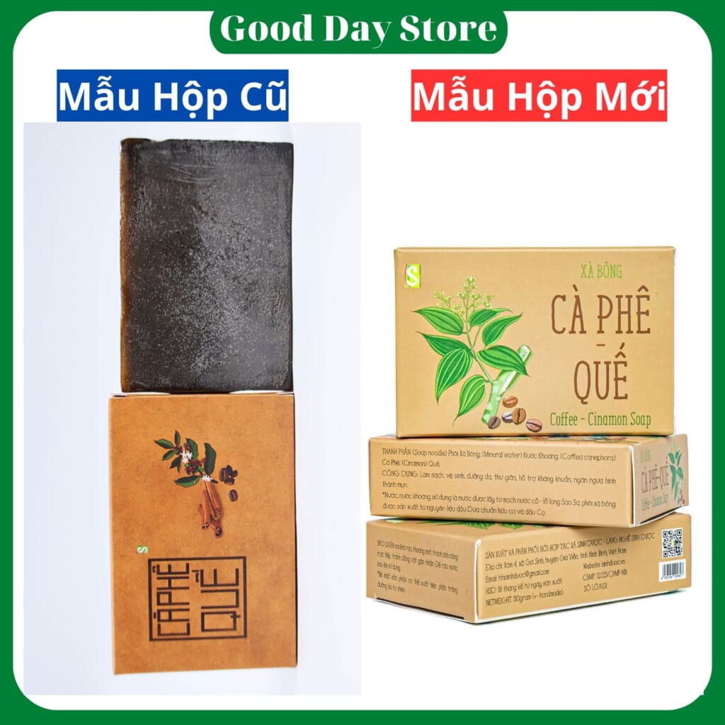 Xà Bông Cà Phê Quế Sinh Dược - Tẩy Tế Bào Chết Nhẹ Nhàng, Dưỡng Da Thơm Mát Tự Nhiên