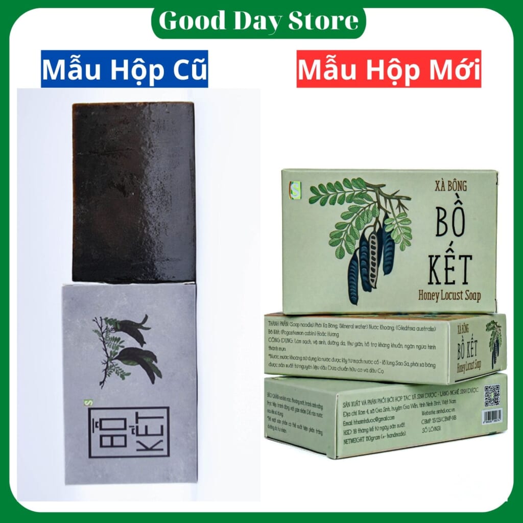 Xà Bông Bồ Kết Sinh Dược - Hương Thơm Dễ Chịu, Làm Sạch Da Tự Nhiên Từ Thảo Mộc Dân Gian