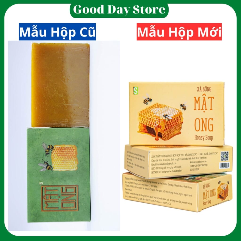 Xà Bông Mật Ong Sinh Dược - Dịu Nhẹ Nhàng, Hương Thơm Tự Nhiên, Cho Da Mềm Mại Mỗi Ngày