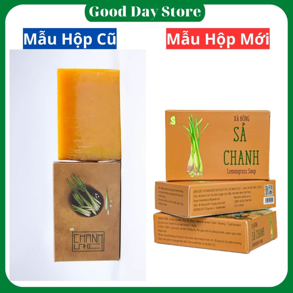 Xà Bông Sả Chanh Sinh Dược - Thoáng Mát Tự Nhiên, Hương Thơm Thanh Lịch Mỗi Ngày