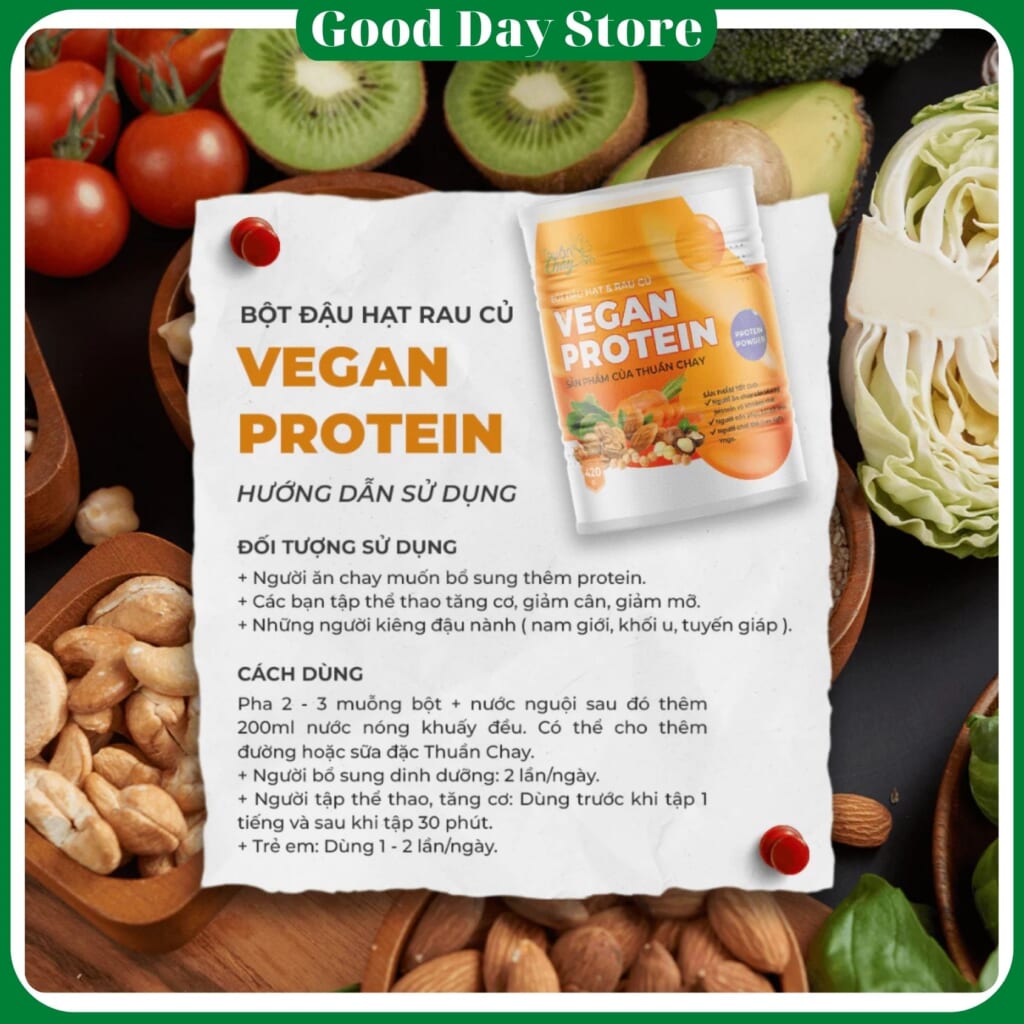 Bột Vegan Protein Thuần Chay
