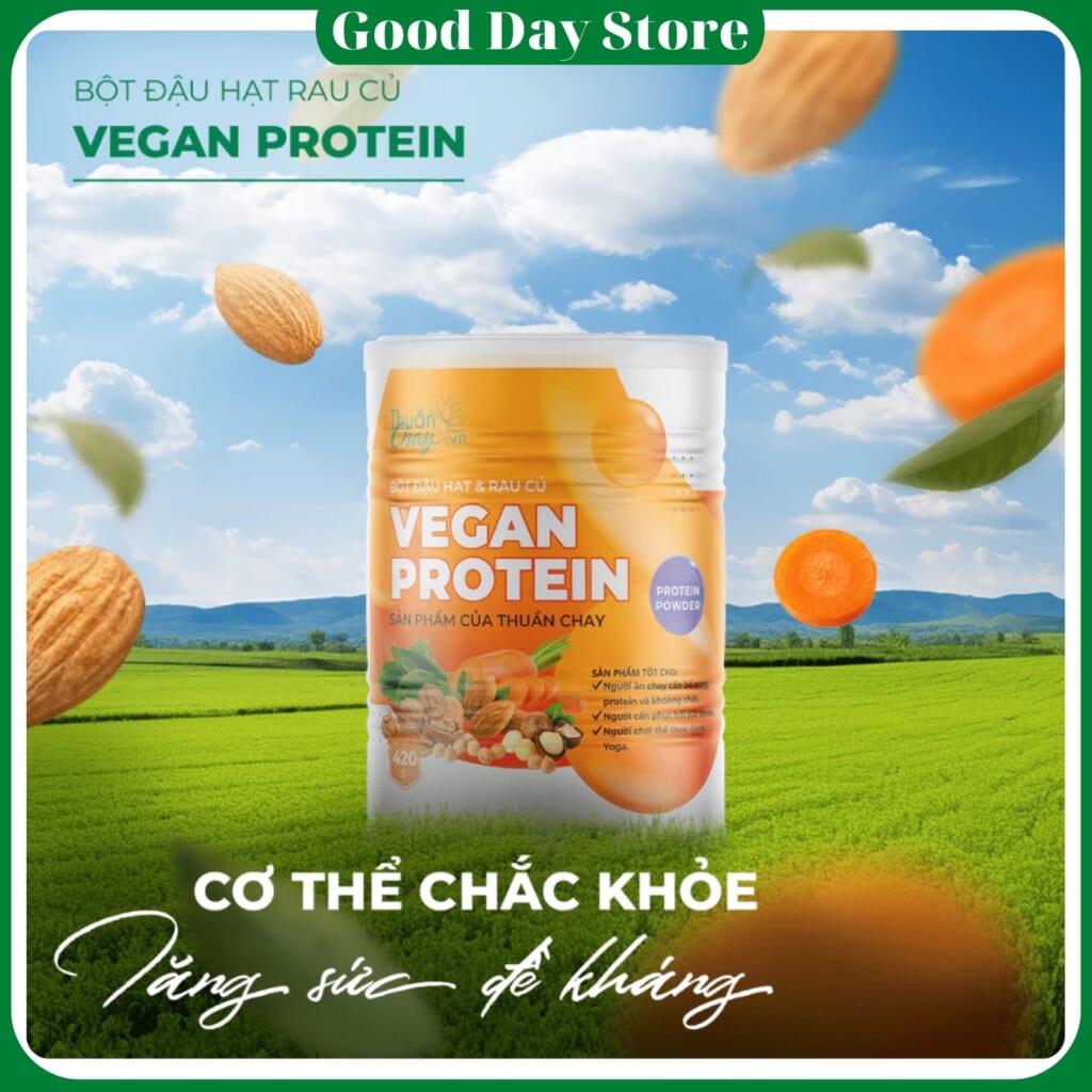 Bột Đậu Hạt Rau Củ Vegan Protein