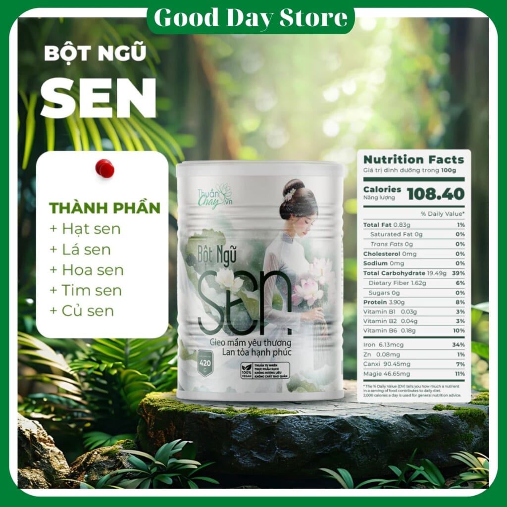 Review sản phẩm Bột Ngủ Sen