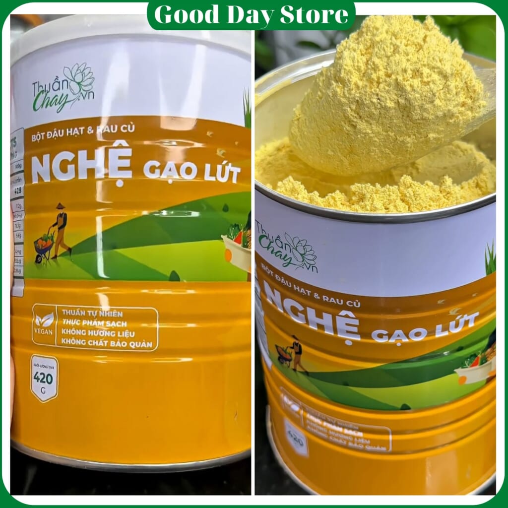 Bột Nghệ Gạo Lứt Thuần Chay