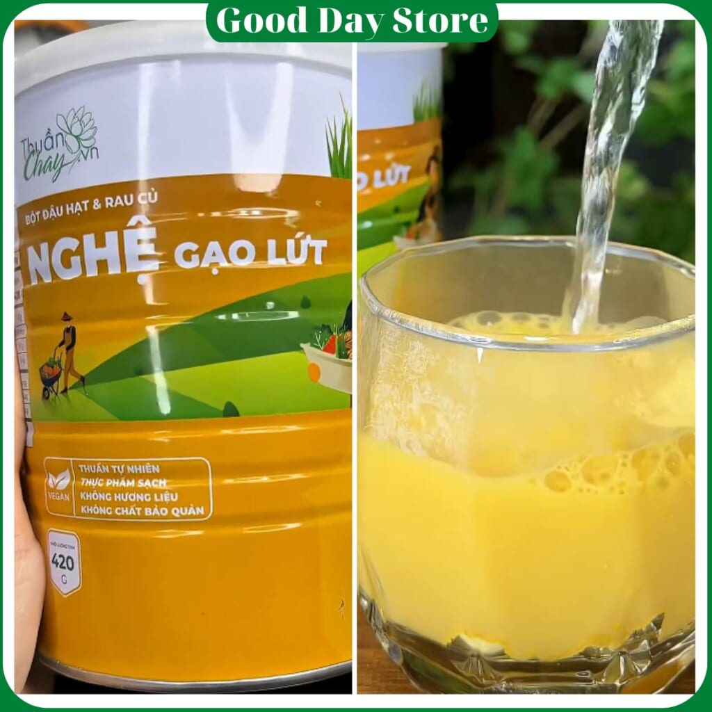 Bột Nghệ Gạo Lứt Thuần Chay