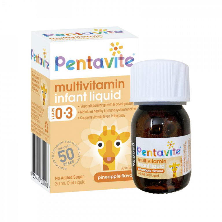 Bayer Siro vitamin tổng hợp cho bé từ 0 - 3 tuổi Pentavite Multivitamin Infant Liquid 30ml