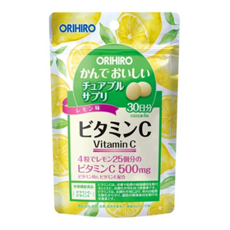 Orihiro Viên uống Vitamin C dạng túi 120 viên