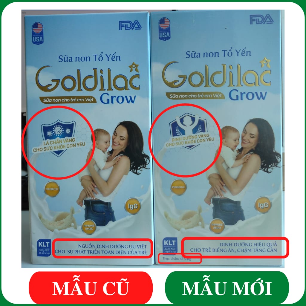Mã giảm giá sữa non tổ yến goldilac grow