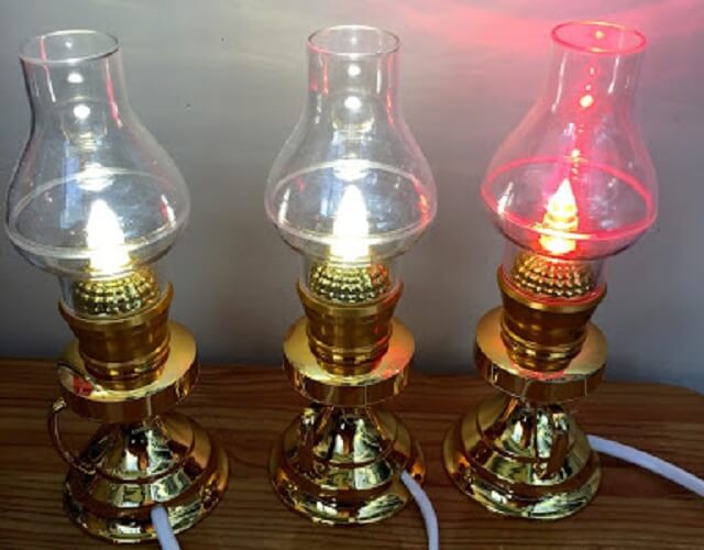Nến điện tử LED nhìn giống đèn dầu