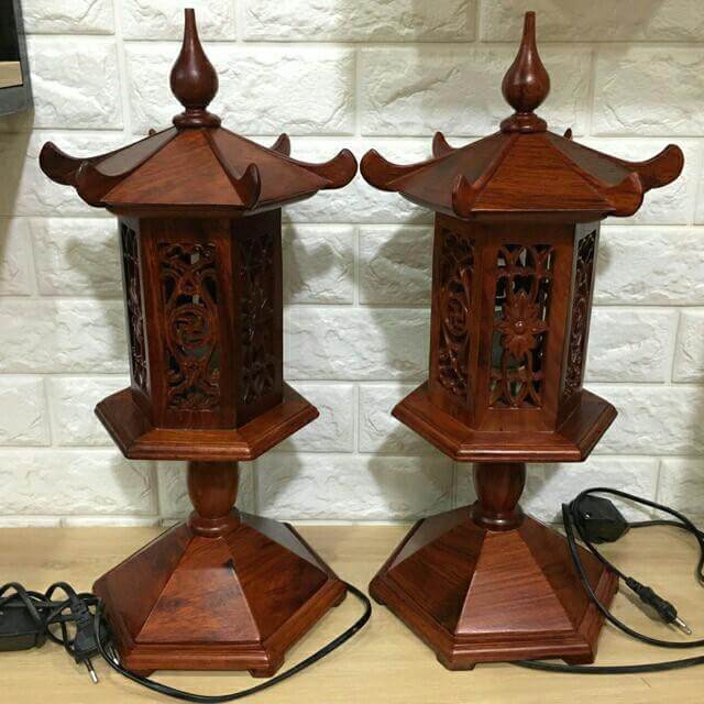 mẫu đèn thờ làm bằng gỗ rất đẹp