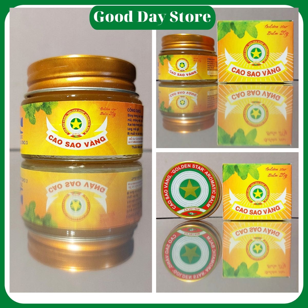 Cao Sao Vàng 20gram – Giải pháp tự nhiên cho cảm lạnh, nhức mỏi, muỗi đốt hiệu quả