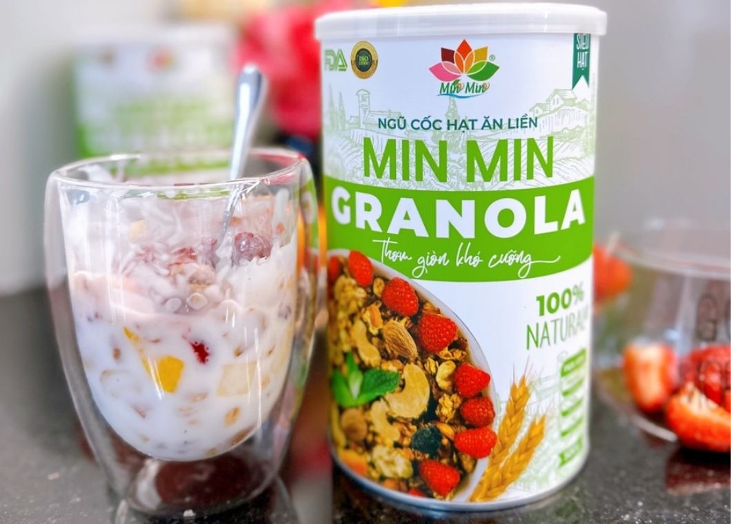 Granola Min Min – Bữa ăn phụ thông minh, tốt cho sức khỏe