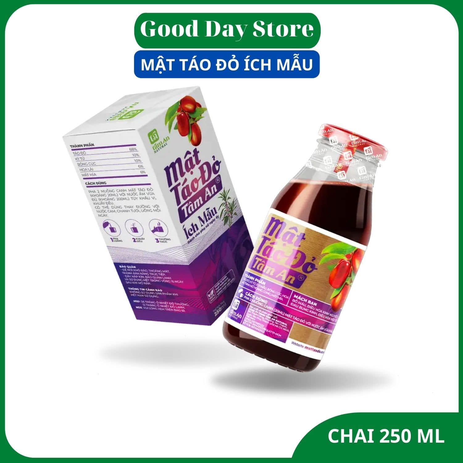 Mật Táo Đỏ Ích Mẫu