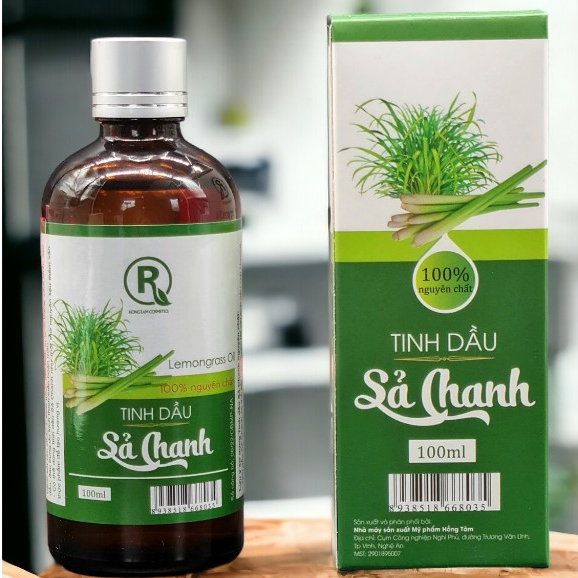 Tinh Dầu Sả Chanh Hồng Tâm