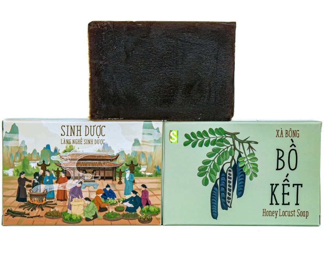Xà Bông Bồ Kết Sinh Dược – Hương Thơm Dễ Chịu, Làm Sạch Da Tự Nhiên Từ Thảo Mộc Dân Gian